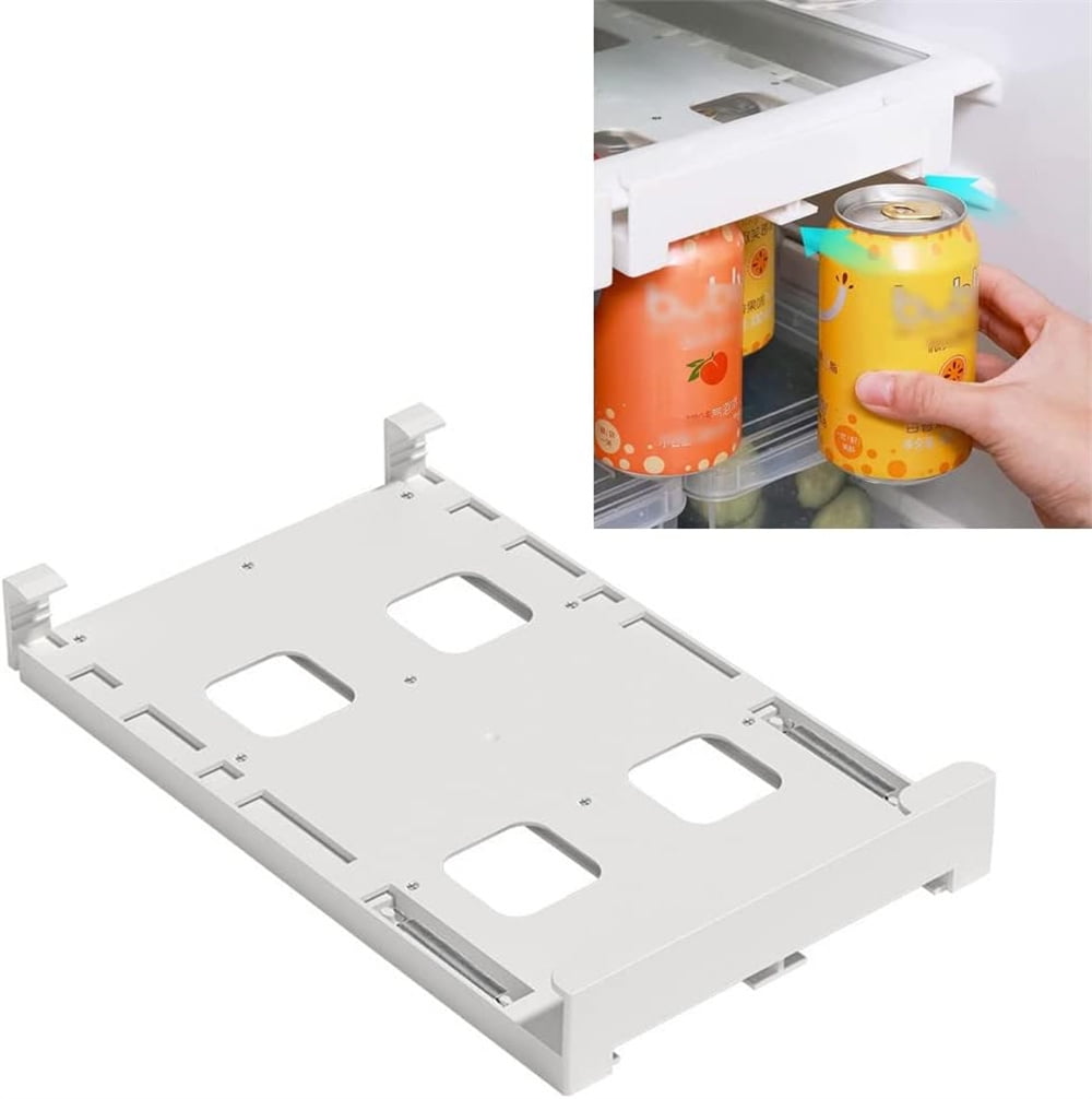 Duslogis Soda Can Organizer for Refrigerator,Hanging Can Holder Fridge