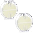 thumbnail image 1 of Duslogis Thread Wax Thread Conditioner Beeswax for Sewing Thread Beeswax Thread Conditioner for Quilting Sewing Strengthening Line Embroidery Wax for Thread (2 Pieces,White), 1 of 7