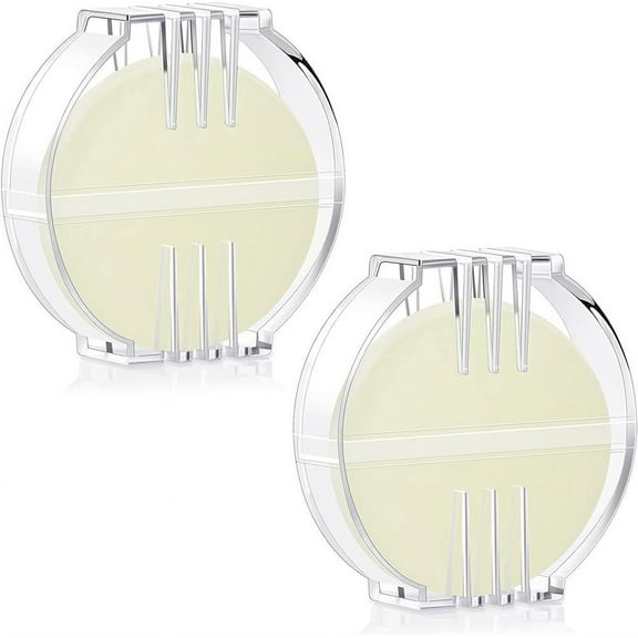Duslogis Thread Wax Thread Conditioner Beeswax for Sewing Thread Beeswax Thread Conditioner for Quilting Sewing Strengthening Line Embroidery Wax for Thread (2 Pieces,White)