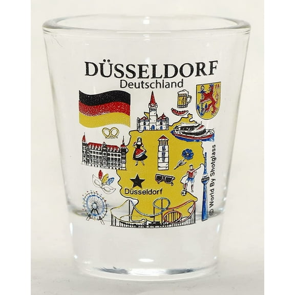 Dusseldorf Germany Great German Cities Collection Shot Glass