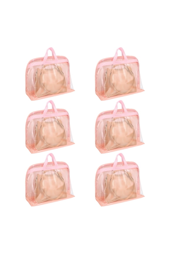 Dust Bags for Handbags -XL Size Clear Dust Bags for Handbags Dust Bags with Zipper and Handles Bag Storage for Handbags Purse, Handbag Storage