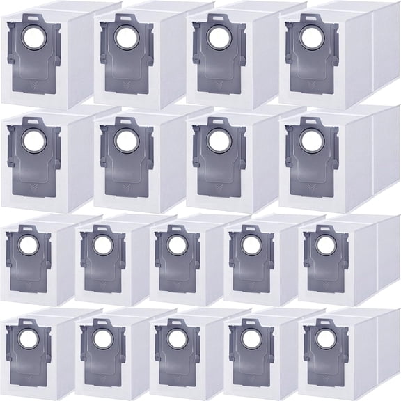 Dust Bags for Roborock Qrevo MaxV S Pro Master S8 Max Ultra S8 MaxV Ultra Plus, 2.7L Disposable Replacement, 18 Pack
