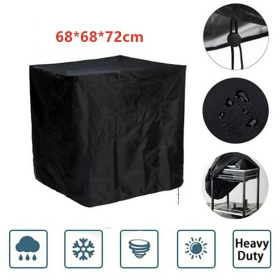 Dust Barbecue Cover Furniture Garden Outdoor Polyester Square Weatherproof Barbecue Cover Dustproof 68*68*72Cm