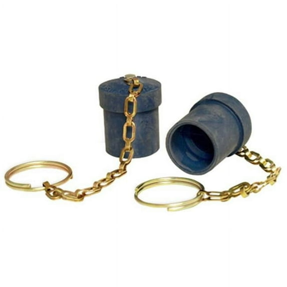 Apache Hose & Belting Inc Dust Cap Coupler - Rubber, Universal Fit - 1/2 Inch, Red