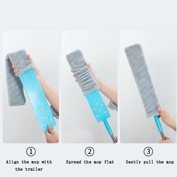 Dust Cleaning Tool Rags, Flexible Fiber Heads, For Use In Furniture And Households(B)