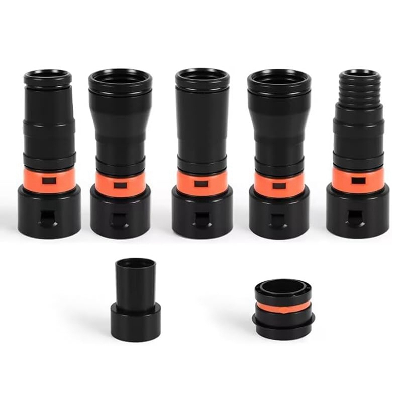 Dust Collection Hose Adapter Kit(7pcs) for Most Woodworking Power Tools ...