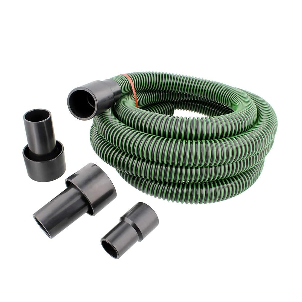 Dust Collector Accessories Kit 1.25In X 10Ft Vacuum Hose, Dust