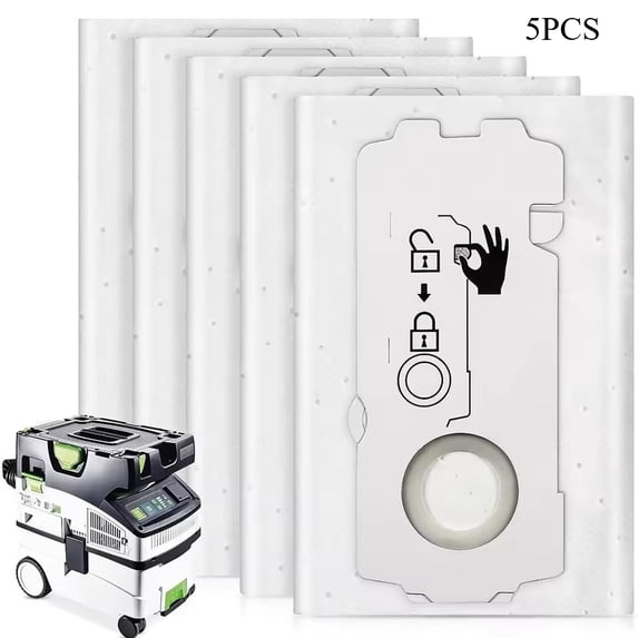 Dust Collector Bags For Festool CT Mini CT MIDI Yom 2019 Onwards- 32-Pack 204308 Vacuum Bags, Dust Extractor Accessories