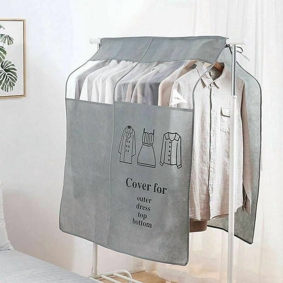Dust Cover 90110cm Universal Clothes Cover (Grey)