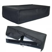 Dust Cover for PS5 Pro Console, Horizontal Dust Cover Anti-Scratch Waterproof Dust Case Sleeve for PlayStation 5 Pro Disc/Digital Edition Accessories Black with Black Trim
