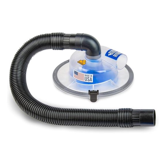 Dust Deputy Low-Pro Plus Cyclone Dust Separator  Engineered High Flow Wet/Dry Vacuum Kit  Fits Standard 5 Gallon Buckets  2.5" Adapter & 3' Hose 