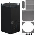 thumbnail image 1 of Dust Filter Compatible with Xbox Series X, Accessory Set with 4 Silicone Plugs & 4 PVC Meshes - High-Density Breathable Metal Mesh Top Protection (Black), 1 of 4