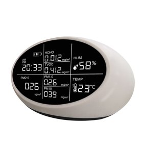 Dust Formaldehyde Detector English Version With English Manual PM2.5 HCHO TVOC TEMP HUM