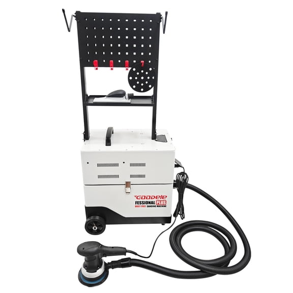 Dust Free Car Sanding Machine 220V Double Grinding Heads 50L Collection Bag