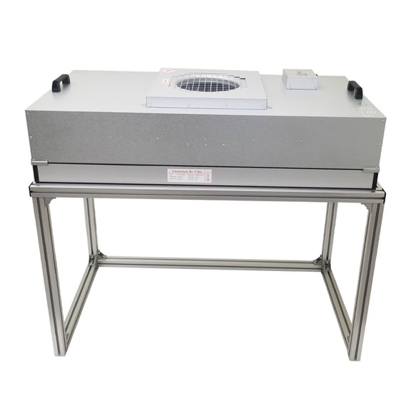 Dust Free Room Workshop Vertical Laminar Dust Free Room Bench 110V 47.24x23.62x29.13in with HEPA Filter for Phone Repair