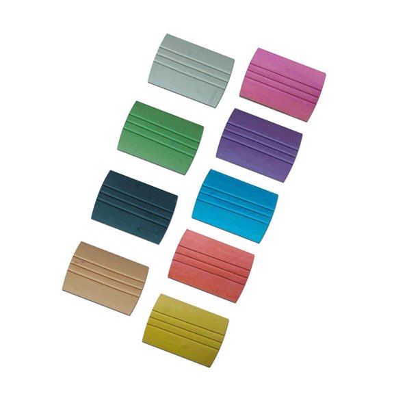 Dust Free, Sewing Tailor Rectangle Marker Chalk Multicolour Set For Perfect Tailoring | Pack Of 10