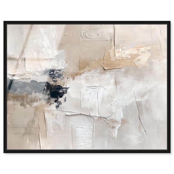 Dust-Infused Murals Framed High-Gloss Acrylic Glass Wall Art Abstract Art by Art Remedy, Black Frame, 20 x 16