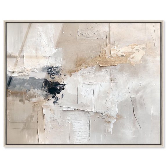 Dust-Infused Murals Framed High-Gloss Acrylic Glass Wall Art Abstract Art by Art Remedy, Silver Frame, 20 x 16