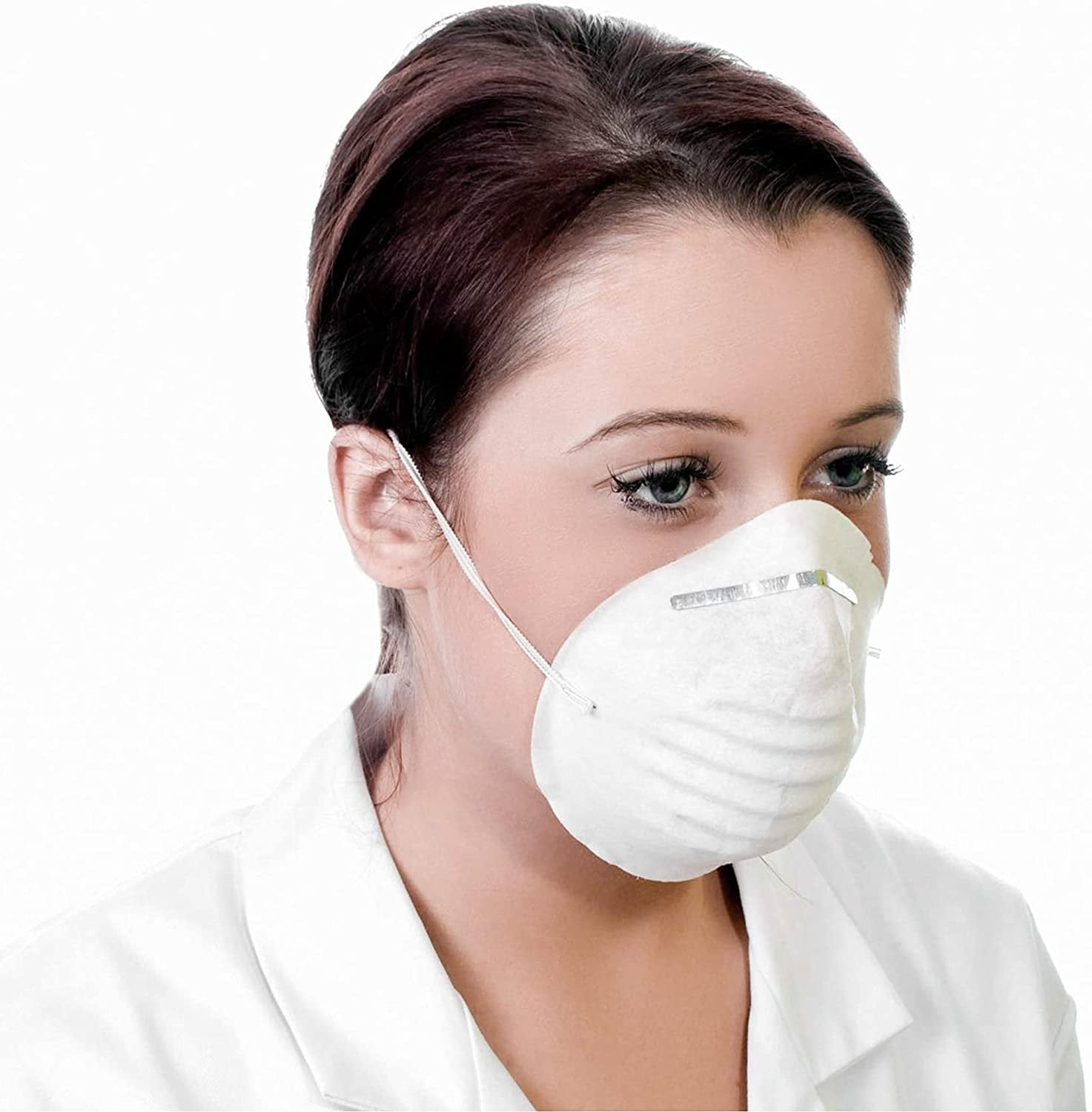 Dust Masks Disposable Pack of 50 Protective Respirators with Elastic