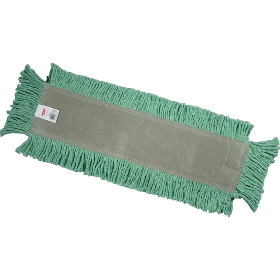Dust Mop Cut-End Blended Disposable 72In X 5In White