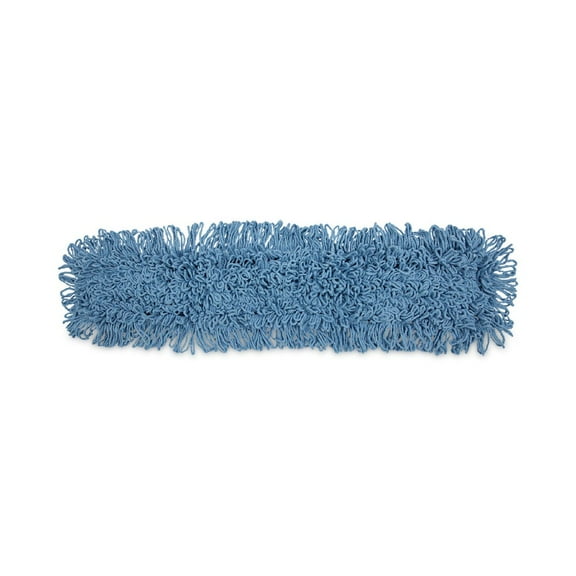 Boardwalk Dust Mop Head Cotton/Synthetic Blend 36 x 5 Looped-End Blue BWK1136