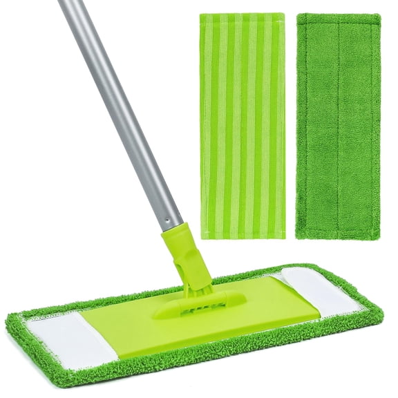 Dust Mops for Floor Cleaning with Refill Pads Floor Duster with Microfiber Sweeper for Hardwood Tile Baseboard