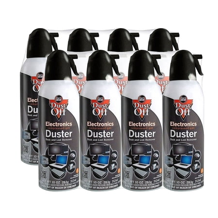 Dust-Off Compressed Air Duster, 10 oz, 4 Pack