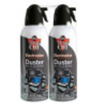 Dust-Off Compressed Gas Duster for Electronics, 10 Ounces, Pack of 2