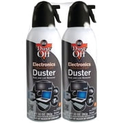 Dust Off Compressed Gas Duster, 10 Ounces, Pack of 2