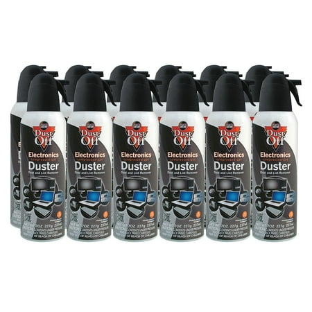 Dust-Off DPSM12 Disposable Duster - 7 oz., 12 Pack