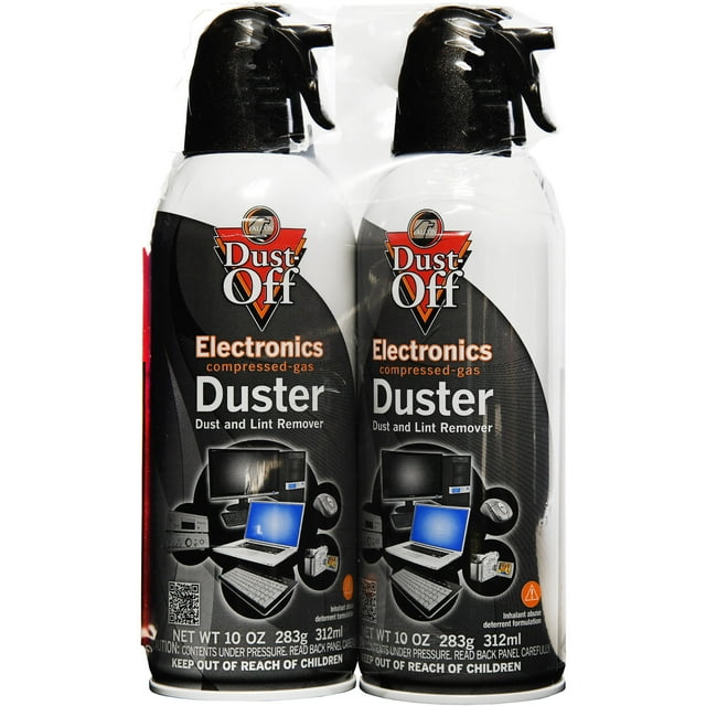 DustOff Disposable Compressed Air Duster, 10 oz Cans, 2/Pack (DSXLPW