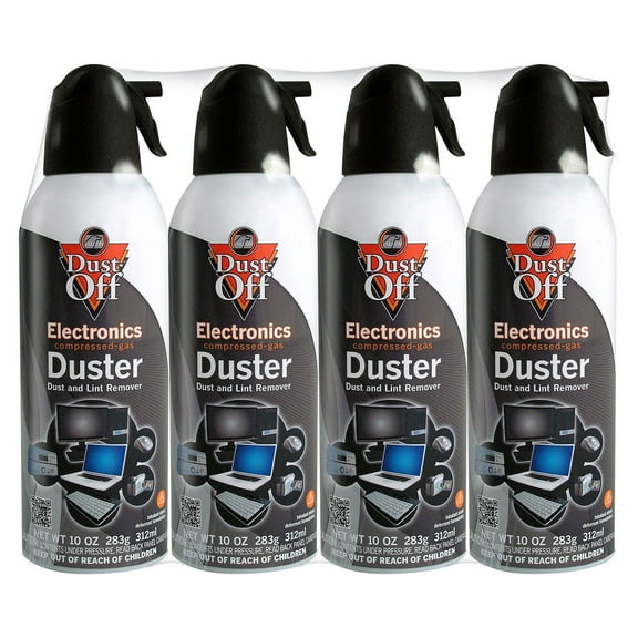 Dust Off Electronics Duster And Cleaner, 4 Ct