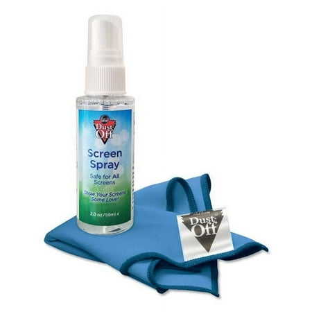 Dust-Off Laptop Computer Cleaning Kit, 50 Ml Spray-Microfiber Cloth
