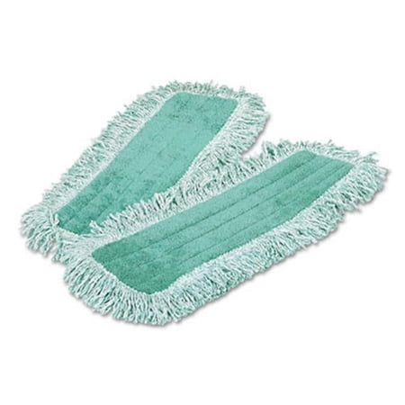 Dust Pad with Fringe Microfiber 18 Long Green