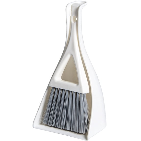 Dust Pan Broom Brush Dustpan Mini Broom and Dustpan Combo Set, Handheld Sweeper Cleaning for Tables Keyboards Guinea Pig Cage Cat Litter, for Desk Office RV