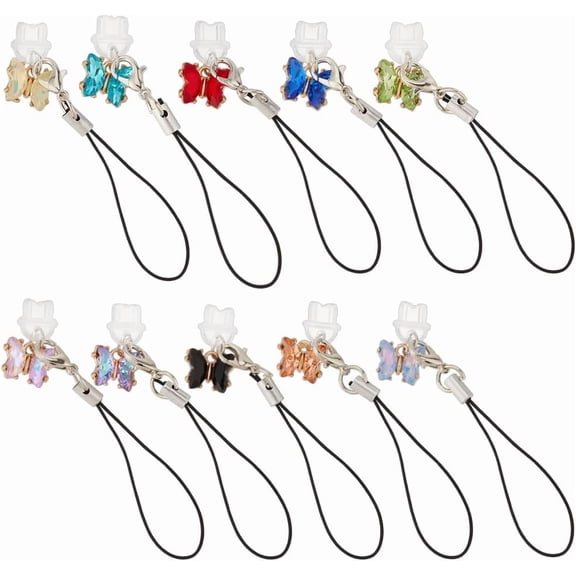 Dust Plug Charms Mobile Dustproof Plugs Type C Dust Plug Charm Phone Pendants Accessory for Most Type C Phone Colorful DIY
