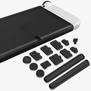 Dust Plug Fit for Nintendo Switch OLED Console, TSV Silicone Anti-Scratch Dust Proof Cover Accessories Kit for Switch OLED, 14 Pcs Dustproof Rubber Plug Protective Cover for USB, AC, SD, LAN, Earphone