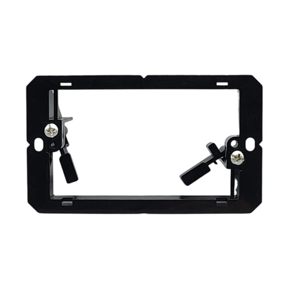 Dust Prevention Wall Plate With Flexible Brushes Cable Pass Through Insert