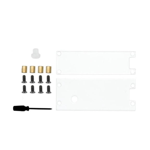 Clear Acrylic Protection Case for Raspberry Pi Pico Dule-Sided Protection TAPDRA Spare Part
