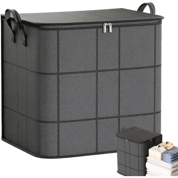 Dust-Proof Comforter and Bedding Organizer, Foldable Large-Capacity Storage Bags, with Reinforced Handles & Sturdy Zippers, Heavy Duty Moving Organizer Bags for Comforters, Clothes(xw)