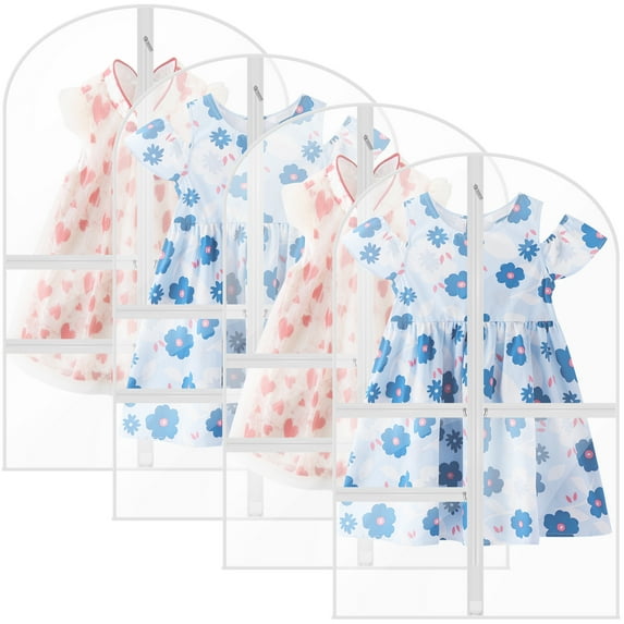 Dust-Proof Costume Bags Dance Costume Bags with Zipper Dance Costume Bags with Pocket Portable Costume Garment Bag for Storage or Travel