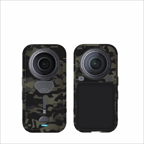 Dust‑Proof Decorative Protective Sticker for Insta360 X6 Camera, PVC Skin Decal with UV Printing, Residue‑Free Removable Wrap