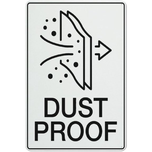 Dust Proof Sign Safe Sign, Signs Outdoor, 8"x12", Sign For Home, Business, Driveway Alert