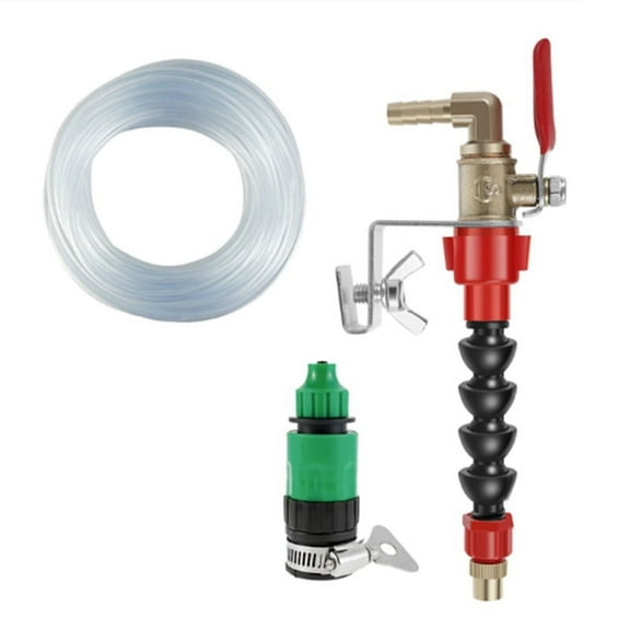 Dust Remover Water Sprayer for Cutting Machine,Cutting Machine Misting System,Coolant Misting Dust-Proof 5M Pipe