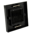 thumbnail image 1 of 86 Type Black Electrical Cover Panel Socket Brush Wall Plate Cable Pass Through Dustproof Brush, 1 of 6