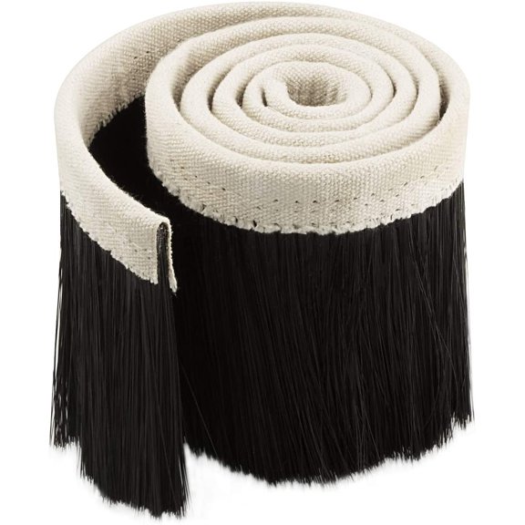 Dust Shoe Brush, 100mm Engraving Machine Dust Cover Nylon CNC Vacuum Brush for CNC Router Spindle Motor Black
