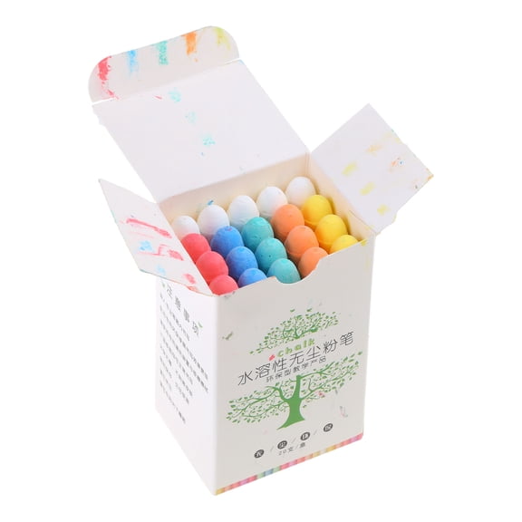 Dust Water Chalk Washable Sidewalk Chalks Jumbos Chalk for Schools Outdoor Art Play Paint on Chalkboard
