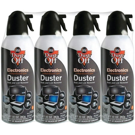 Dust-off® Dpsxl4a 10oz Electronics Dusters, 4 Pk