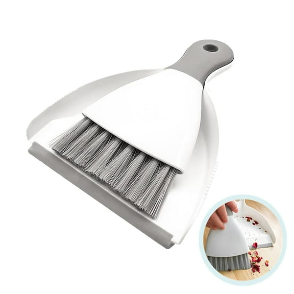 Dust pan Broom Brush Dustpan - Dustpan and Brush Set,Mini dust Pans with Brush,Dust Pan and Brush Set for Table, Key Board, Cat, Dog and Other Pets, Dust Pan Brush Nesting Tiny Cleaning Broom
