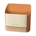 thumbnail image 1 of Dust pan, Mini Dustpan and Brush Set, Small Broom and Dustpan Set, Small Hand Broom and dust pan Set, Whisk Broom, Dust pan and Brush for Desk, Table, Home, Kitchen Necessities (Orange), 1 of 7